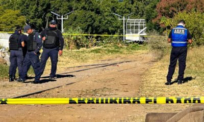 escena de homicidio acordonada en Chamilpa