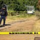 escena de homicidio acordonada en Chamilpa