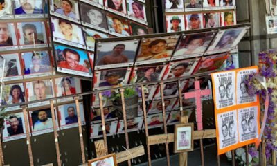 VARIAS FOTOGRAFÍAS DE PERSONAS DESAPARECIDAS QUE CAYERON EN PLAZA DE ARMAS