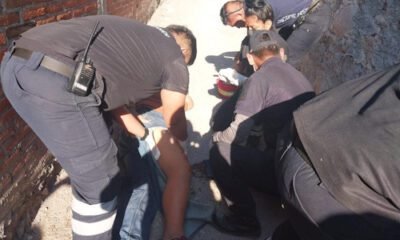 Lesionado a balazos y varios policías cerca