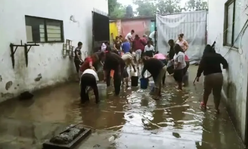 Inundaciones en Tláhuac, CDMX. Foto de El Universal