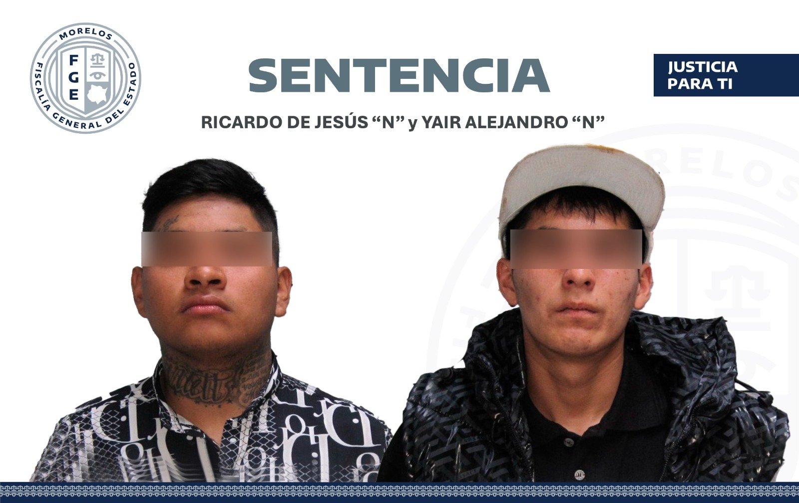 Foto muestra a los detenidos.