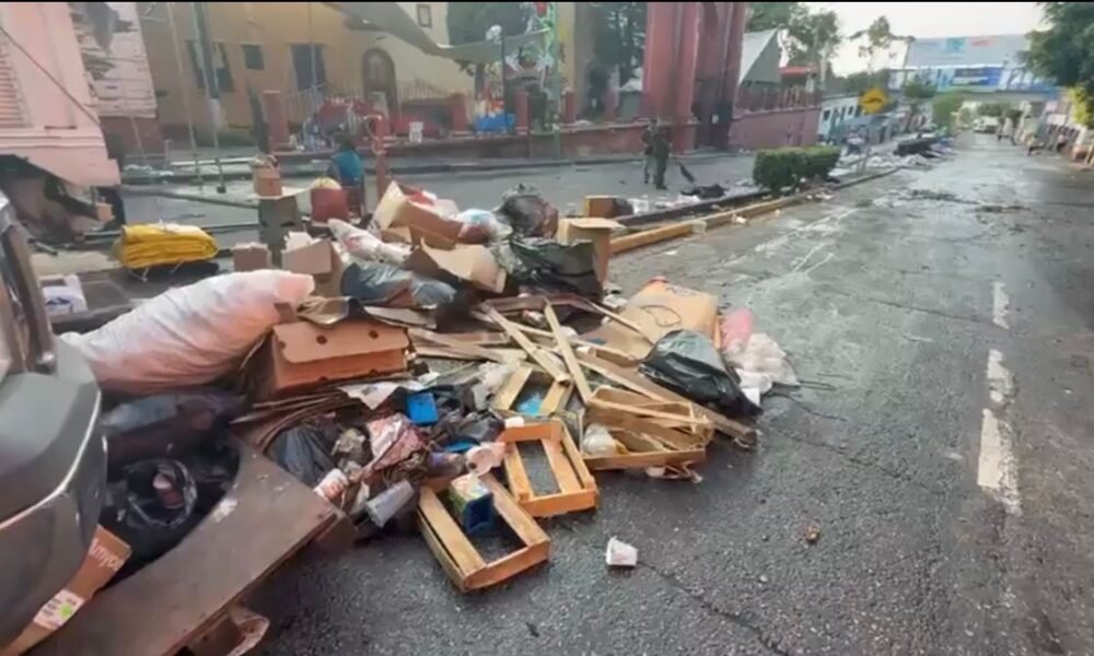 Basura feria de Tlaltenango.