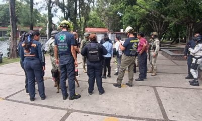 Foto muestra a elementos de Protección Civil.