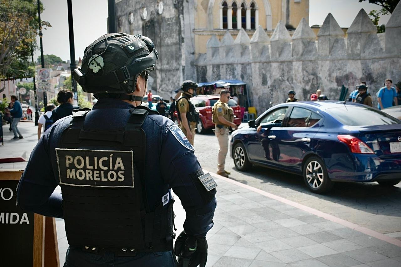 Refuerzan seguridad en Morelos por motivos de las fiestas patrias.