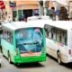 Fotografía muestra transportes públicos de Morelos.