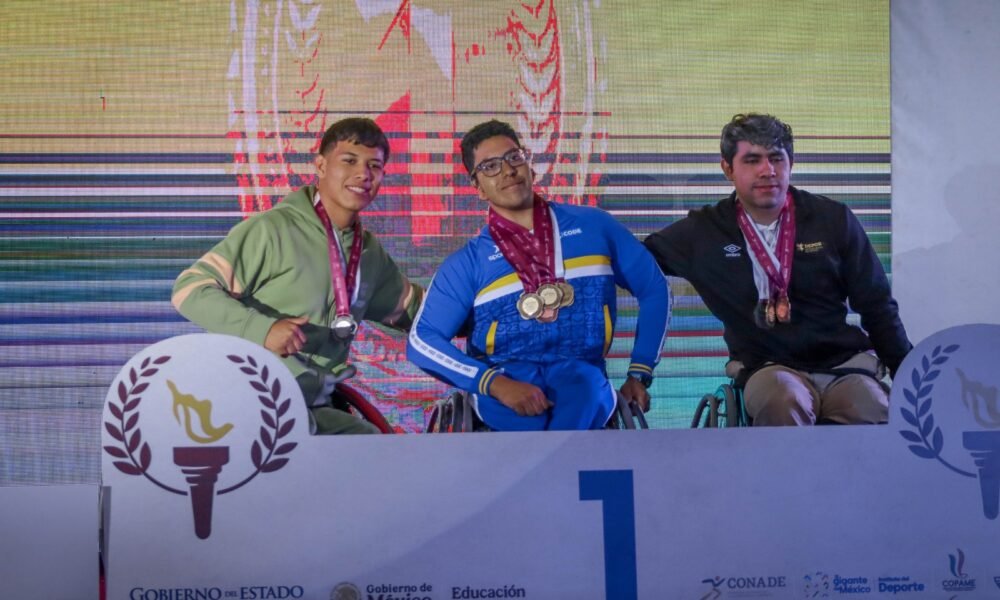 Ganador de medalla de Para Danza Deportiva en Morelos.